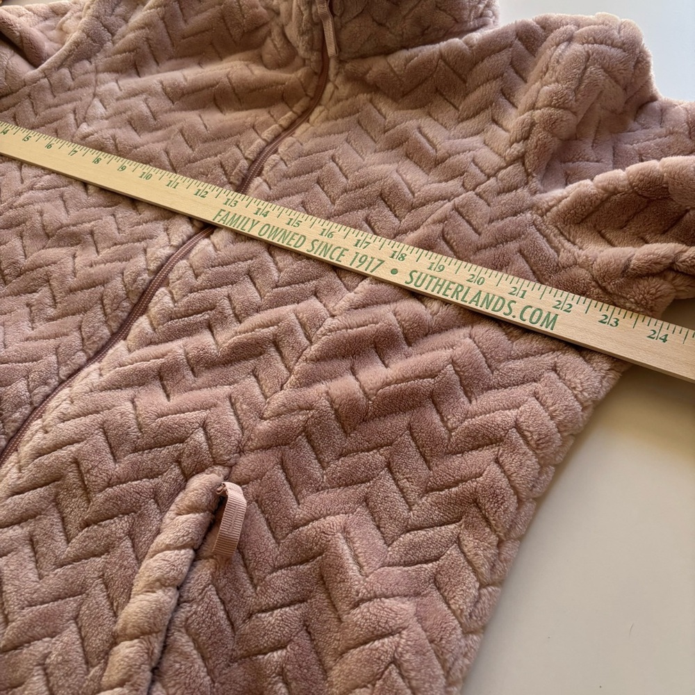 Free Country faux fur full zip jacket pink XL super soft and cozy - Picture 12 of 13
